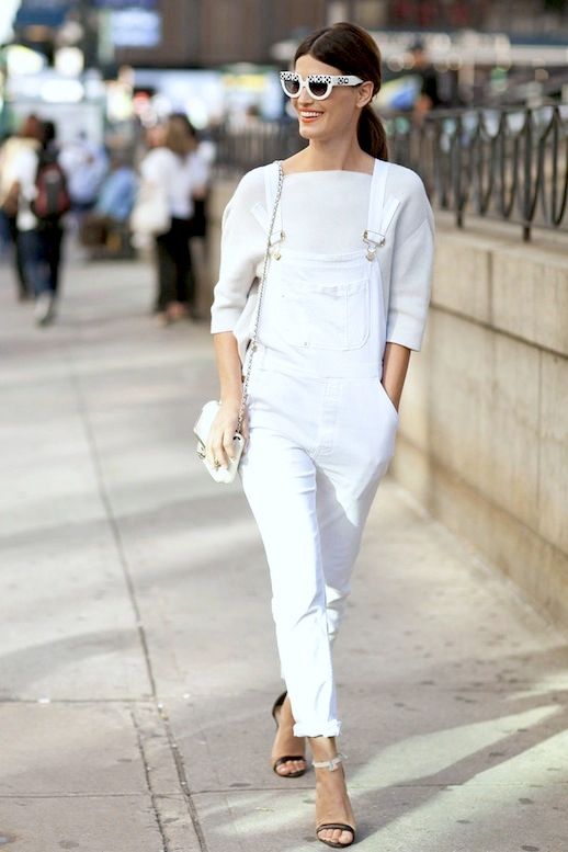 Le Fashion 17 Ways To Wear White Overalls